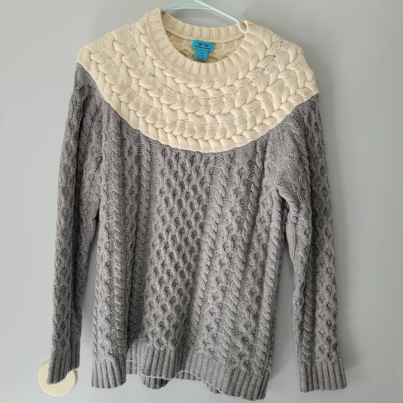 Two Bees Cashmere Chunky Knit Sweater - Picture 1 of 3